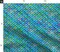 Mermaid Scales Fish Ocean Mermaids Aquatic Custom Printed Fabric by Spoonflower Various Fabrics by the Yard or Fat Quarter